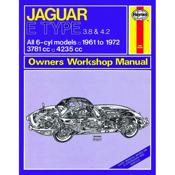 E Type classic 61-72 Revue technique Haynes JAGUAR Anglais