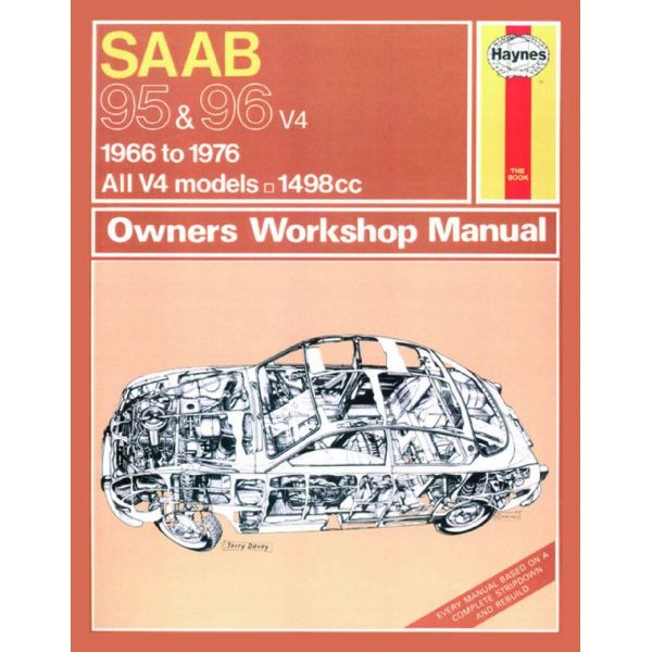 95 96 Petrol 66-76 Revue technique Haynes SAAB Anglais