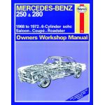 250 280 classic 68-72 Revue technique Haynes MERCEDES Anglais