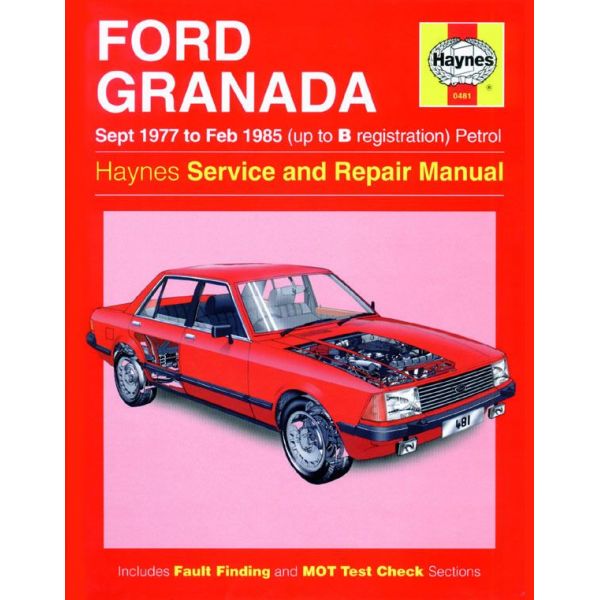 Granada Petrol  77-85 Revue technique Haynes FORD Anglais