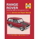 V8 Petrol 70-92  Revue technique Haynes RANGE-ROVER Anglais
