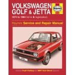 Golf Jetta Mk 1 Petrol 1.1 1.3  74-84 Revue technique Haynes VW Anglais
