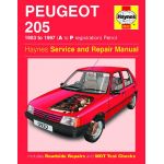 205 Petrol  A to P 83-97 Revue technique Haynes PEUGEOT Anglais
