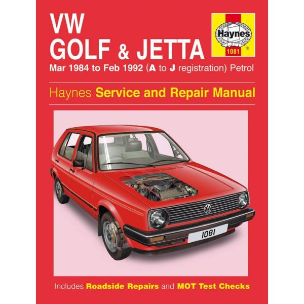 Golf Jetta Mk 2 Petrol  84-92 Revue technique Haynes VW Anglais