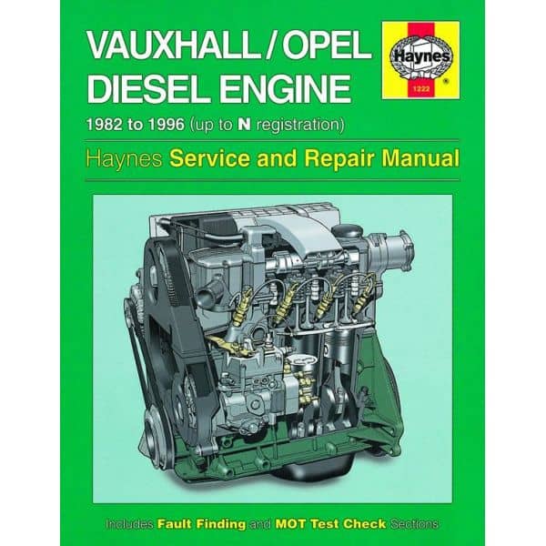 1.5 1.6 1.7 litre Diesel 82-96 Revue technique OPEL Haynes Anglais