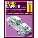 Capri II III 2.8 3.0 V6  74-87 Revue technique Haynes FORD Anglais