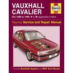 Cavalier Petrol  F to N 10/88-95 Revue technique Haynes VAUXHALL Anglais