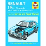 R19 Petrol  F to N 89-96 Revue technique Haynes RENAULT Anglais