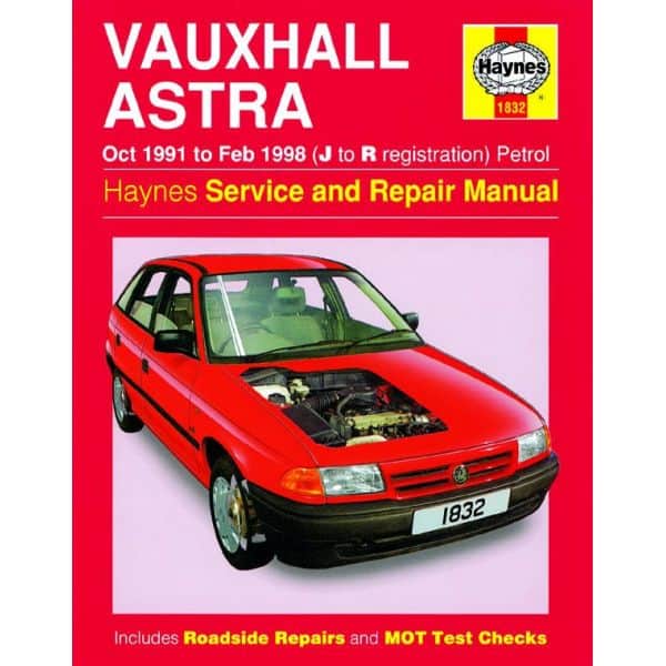 Astra Petrol  91-98 Revue technique Haynes VAUXHALL Anglais