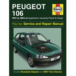 106 Petrol Die 91-04 Revue technique Haynes PEUGEOT Anglais