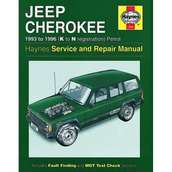 Cherokee Petrol  93-96  Revue technique Haynes JEEP Anglais