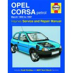 Corsa Petrol Mar 93-97  Revue technique Haynes OPEL VAUXHALL Anglais