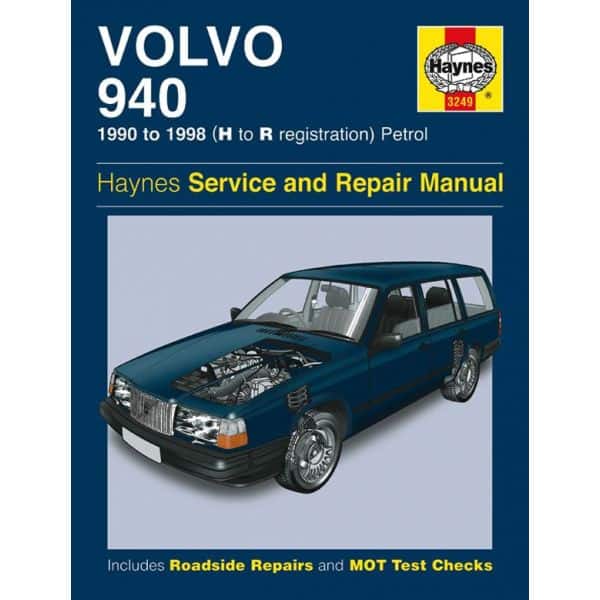 940 Petrol 90-98 Revue technique Haynes VOLVO Anglais