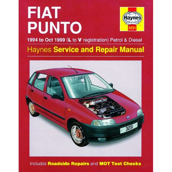 Punto Petrol Die 94-99 Revue technique Haynes FIAT Anglais