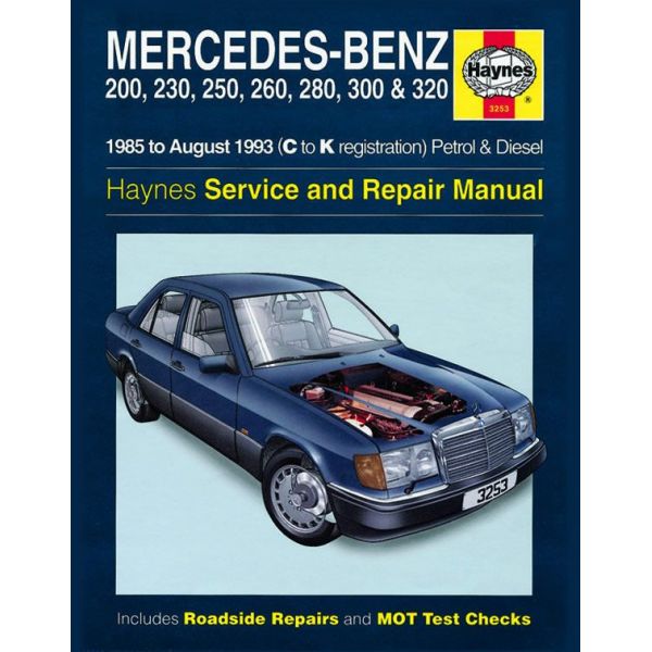 124 Series 85-93 Revue technique Haynes MERCEDES Anglais