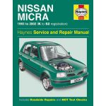 Micra 93-02 Revue technique Haynes NISSAN Anglais