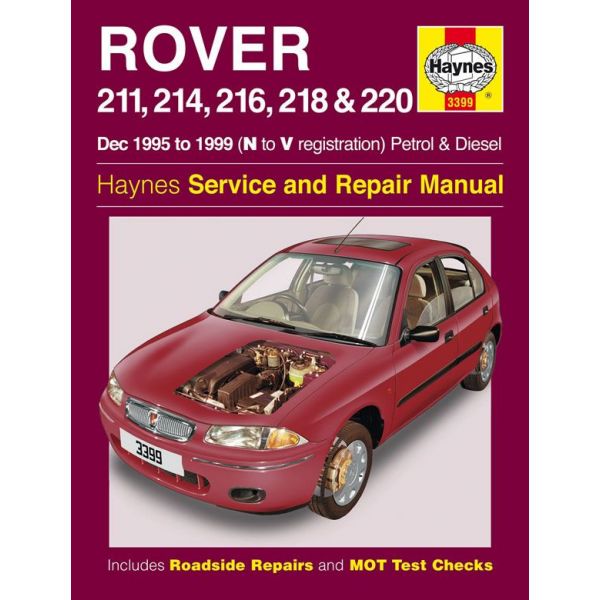 211 214 216 218 220 95-99 Revue technique Haynes ROVER Anglais