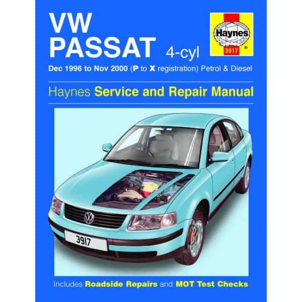 Passat 4-cyl 96-00 Revue technique Haynes VW Anglais