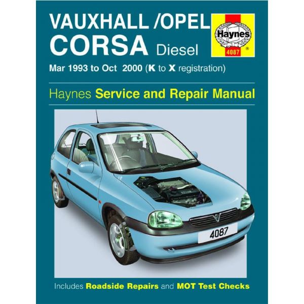 OPEL VAUXHALL Corsa Diesel K to X 1993-2000