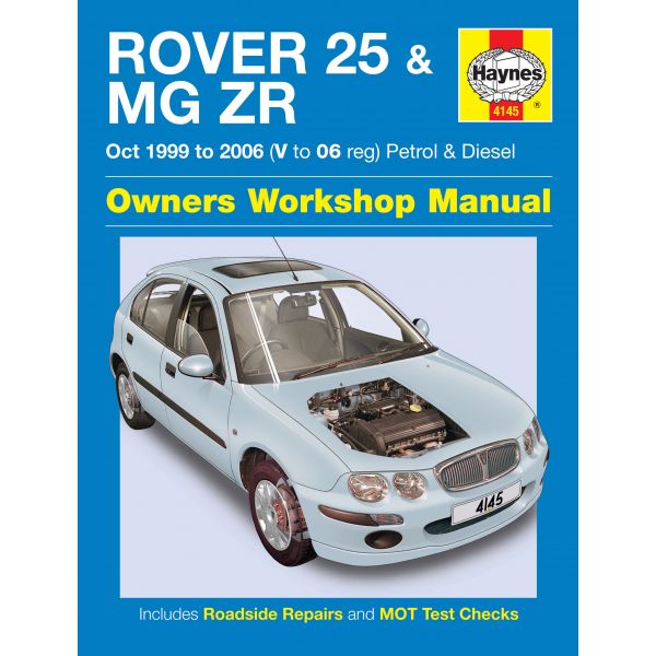25 MG ZR 06 99-06 Revue technique Haynes ROVER Anglais