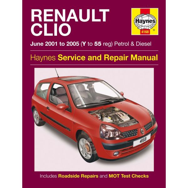 Clio Petrol Diesel Y to 55 01-05 Revue technique Haynes RENAULT Anglais