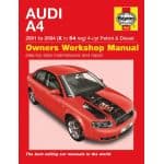 A4 Petrol Die 54 01-04 Revue technique Haynes AUDI Anglais