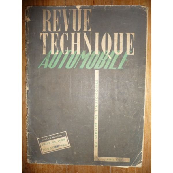 203 Revue Technique Peugeot