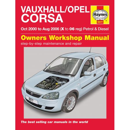 revue technique OPEL VAUXHALL Corsa 10/2000-08/2006