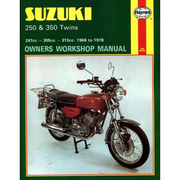 250 350 Twins 68-78 Revue technique Haynes SUZUKI Anglais