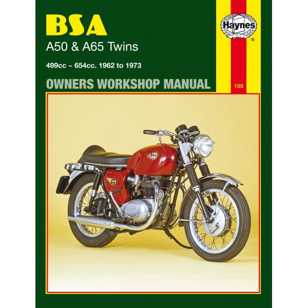 A50 A65 Twins 62-73 Revue technique Haynes BSA Anglais