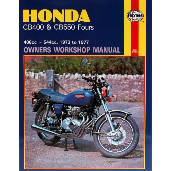 CB400 CB550 Fours 73-77 Revue technique Haynes HONDA Anglais