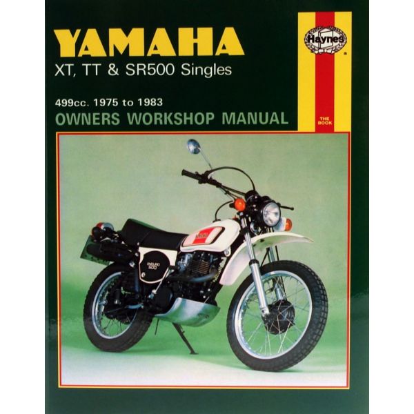 XT TT SR500 Singles 75-83 Revue technique Haynes YAMAHA Anglais