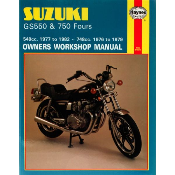 GS550 77-82 GS750 Fours Revue technique Haynes SUZUKI Anglais