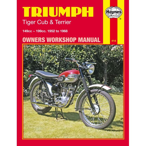 Tiger Cub Terrier 52-68 Revue technique Haynes TRIUMPH Anglais