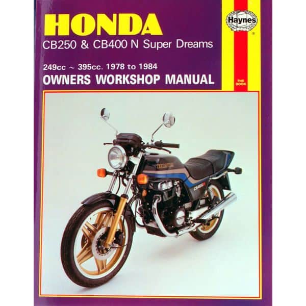 CB250 CB400N Super Dreams 78-84 Revue technique HONDA Anglais