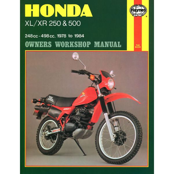 XL XR 250 500 78-84 Revue technique Haynes HONDA Anglais