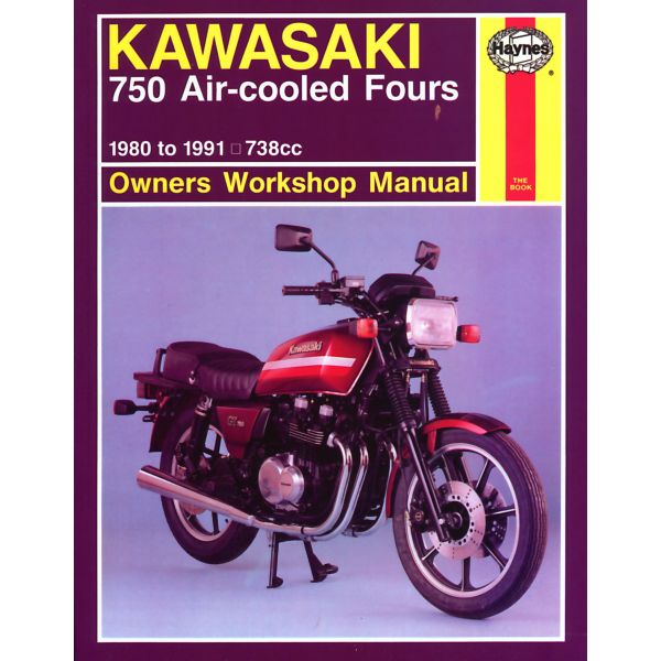 750 Air-cooled Fours 80-91 Revue technique Haynes KAWASAKI Anglais