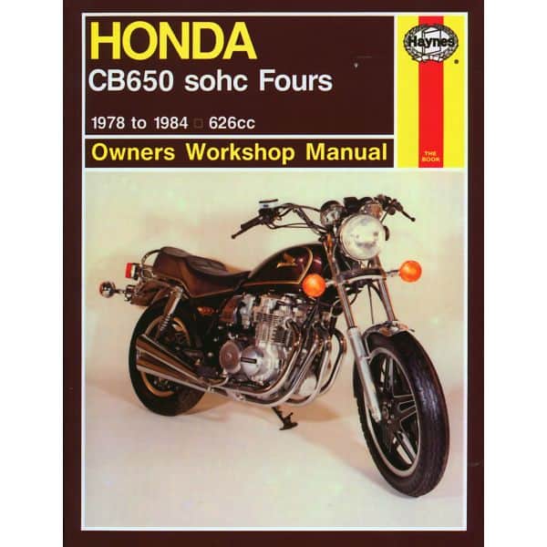 CB650 sohc Fours 78-84 Revue technique Haynes HONDA Anglais