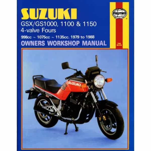 GS GSX 1000 1100 79-88 Revue technique Haynes SUZUKI Anglais