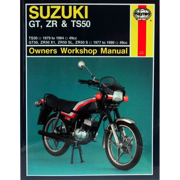 GT ZR TS 50 77-90 Revue technique Haynes SUZUKI Anglais