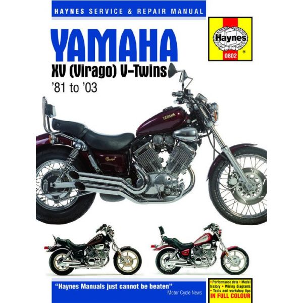 XV Virago 81-03 Revue technique Haynes YAMAHA Anglais