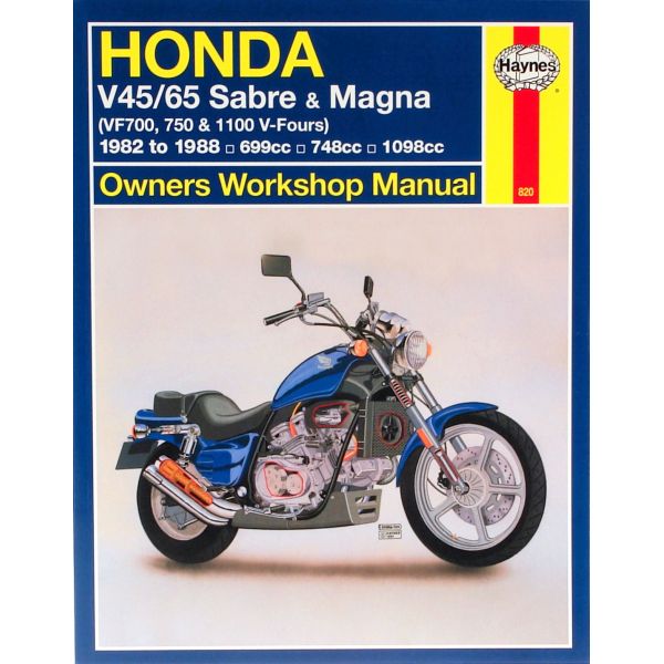 V45 65 Sabre Magna 82-88 Revue technique Haynes HONDA Anglais