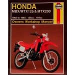 MBX MTX 125 MTX 200 83-93 Revue technique Haynes HONDA Anglais