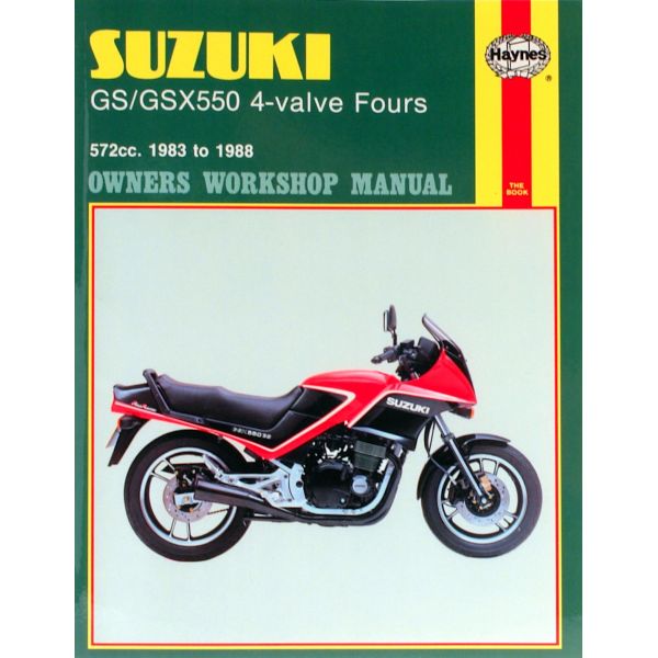 GS GSX 550 4-valve Fours 83-88 Revue technique Haynes SUZUKI Anglais