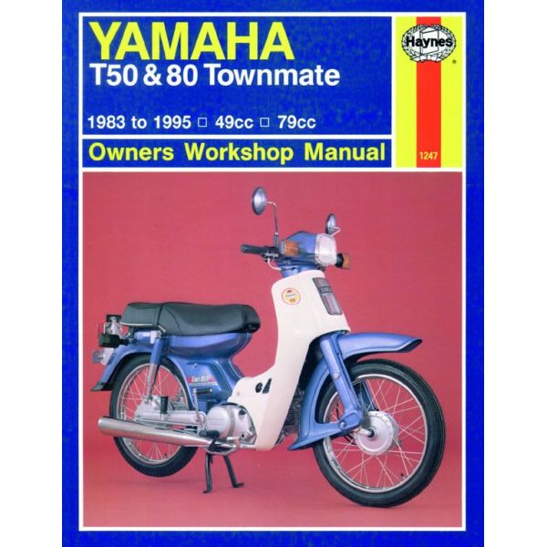 T50 T80 Townmate 83-95 Revue technique Haynes YAMAHA Anglais