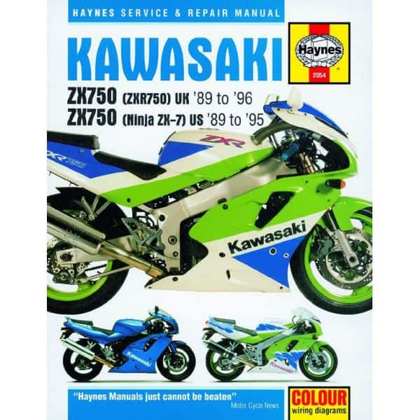 ZX750 Ninja ZX-7 89-96 Revue technique Haynes KAWASAKI Anglais