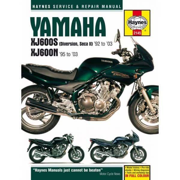 XJ600 S N Diversion Seca II 92-03 Revue technique Haynes YAMAHA Anglais