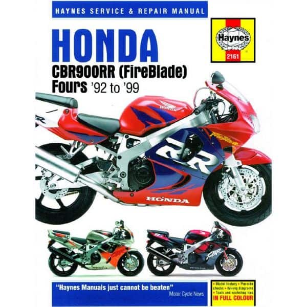 CBR900RR FireBlade 92-99 Revue technique Haynes HONDA Anglais
