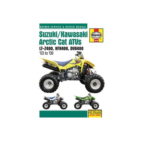 Arctic Cat ATVs 03-09 Revue technique Haynes SUZUKI KAWASAKI Anglais