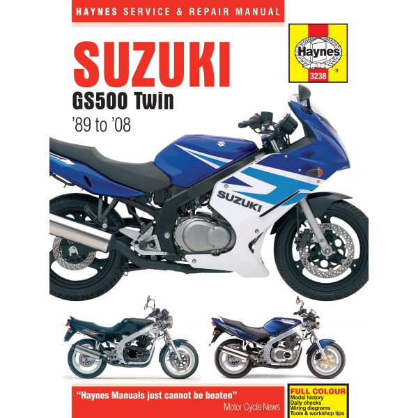 GS500 Twin 89-08 Revue technique Haynes SUZUKI Anglais